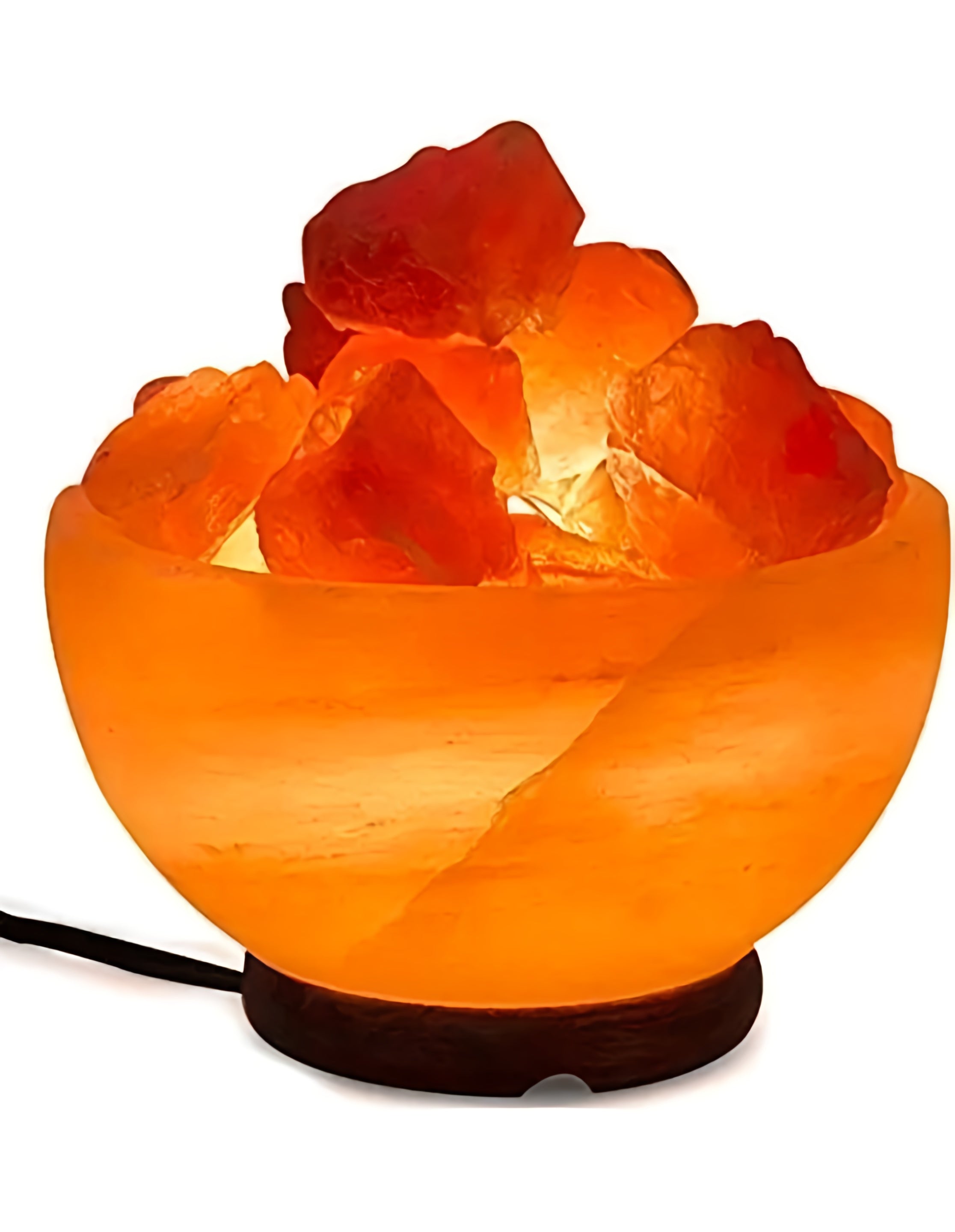 7 Color Changing LED Lights USB Salt Lamp | Himalayan Pink Salt | Calix International