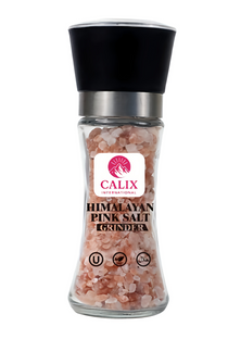 Pink Salt Coarse Medium Glass Grinder - 0.40 lbs (180g) | Calix International