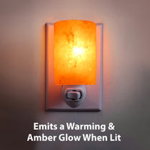 Handcrafted Himalayan Salt Nightlight – Pink Cylinder Shape Lamp | Calix International